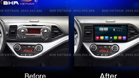 Màn hình DVD Android xe Kia Morning 2011 - 2020 | Oled C2 New
